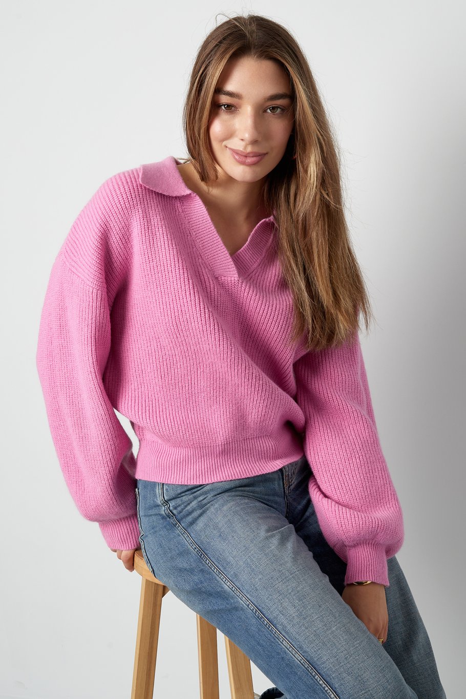 Pullover „Everyday Ease“ - Fuchsie Bild8